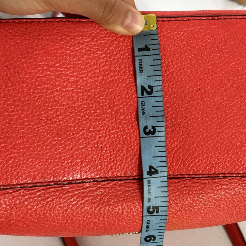 Kate Spade New York Jackson Shoulder Bag‎ Tangerine Pebbled Leather Purse